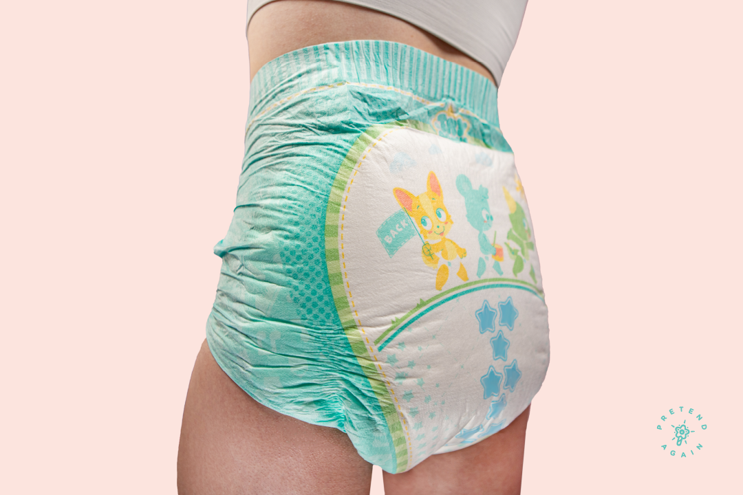 PretendAgain ✨ – The Perfect ABDL Diaper Fit - 6 Diaper Taping