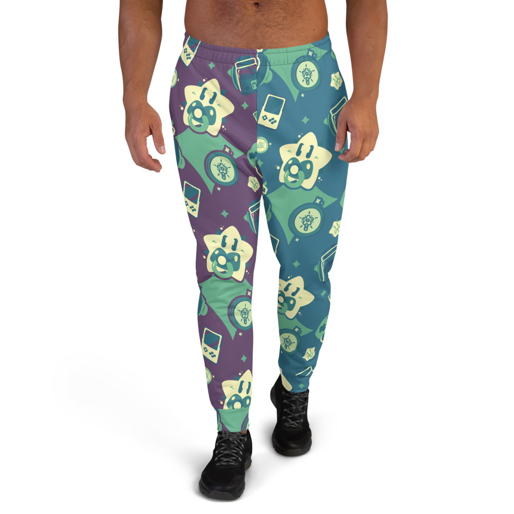 Gamer Pants (Dark Green/Purple) - PretendAgain