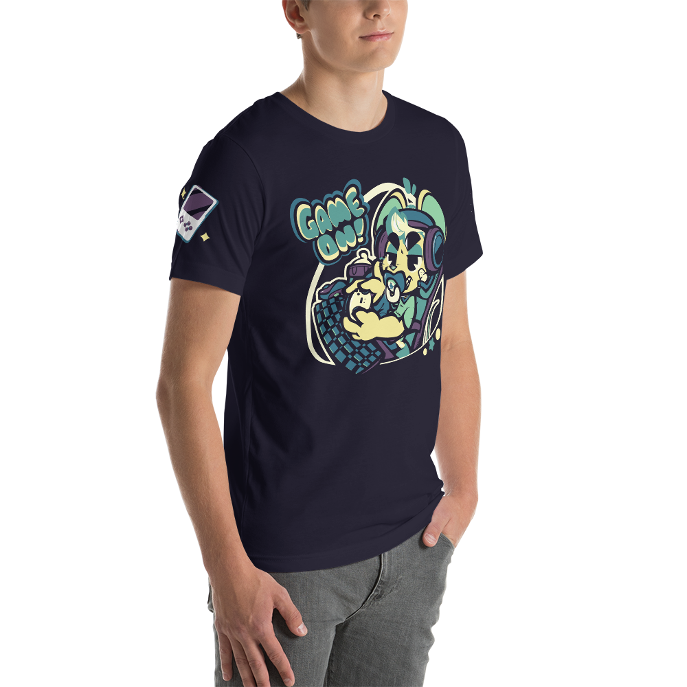 Game On Shirt (Dark Green/Purple) - PretendAgain