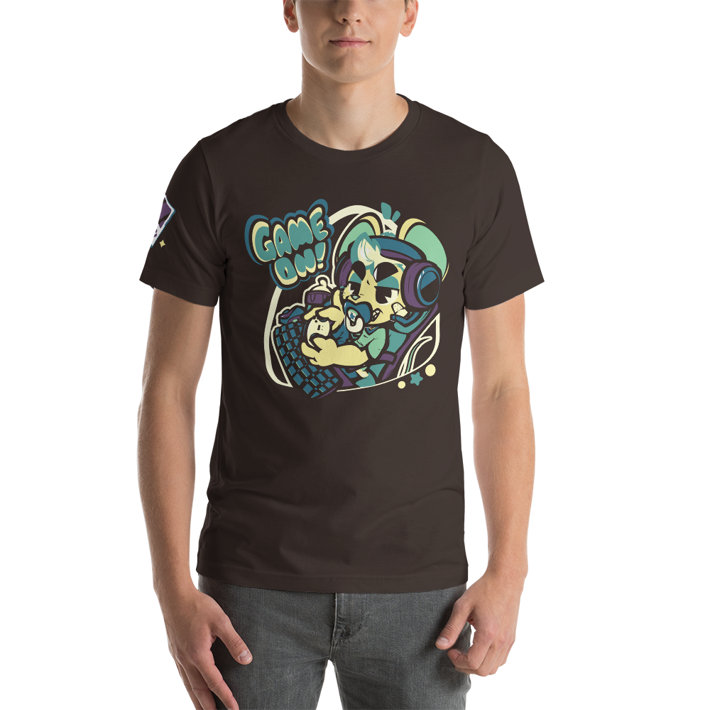 Game On Shirt (Dark Green/Purple) - PretendAgain